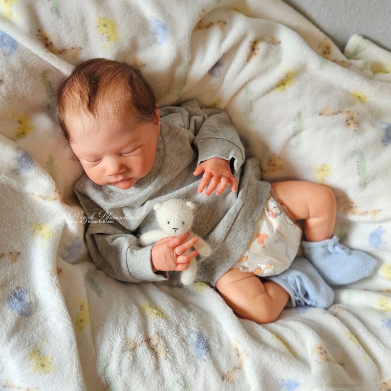 Reborn Baby Allessandro – Detailaufnahme Arme und Hände, Cassie LoveBrace